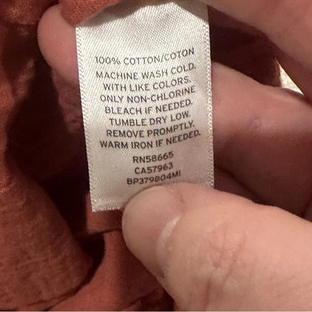 Nordstrom BP Rust Ruffle Romper Size XS - Picture 9 of 9